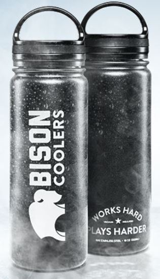 Picture of Bison Bottle – 18 oz. Stainless Steel