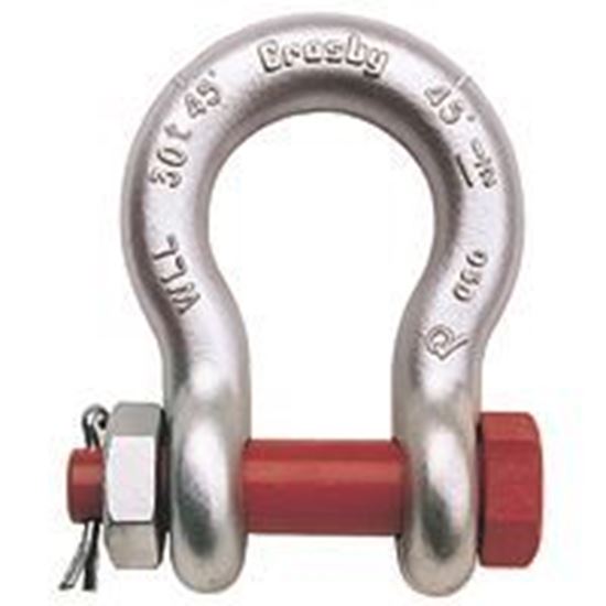 Picture of  CROSBY Bolt/Nut Safety Shackles-Alloy Galvanized G-2140