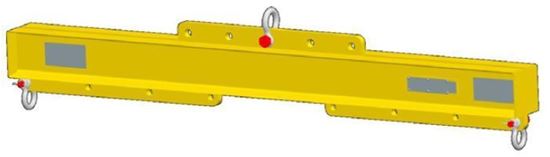 Picture of Adjustable Length Lifting Beams with Shackle bottoms